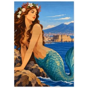 Stampa su Alluminio Spazzolato – PARTHENOPE – Giorno (70×100 cm )